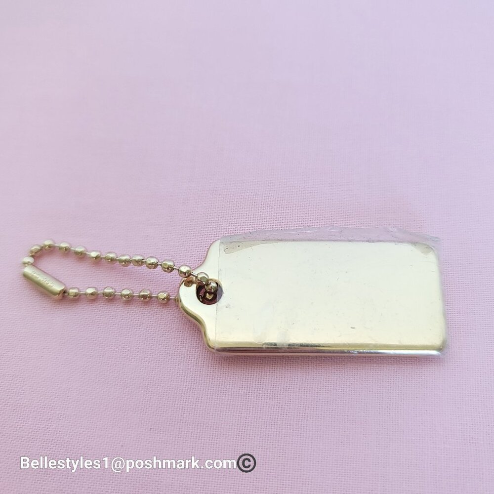 COACH Hangtags / Charms Replacement for Bags, Backpacks, Sling-bags. Gold-tone⭐ - Picture 11 of 13